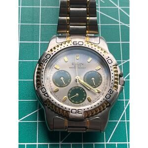 Elgin Multi-Dial Men's Watch RUNNING!